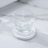 LIUIUSU硅藻土杯垫 吸水杯垫杯托隔热垫茶杯垫桌垫办公室用 硅藻土杯垫-白色 创意家居用品