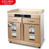 格立玛（GELIMA）茶水柜消毒柜商用配餐柜85cm立式双门消毒碗柜家用不锈钢餐具 双金触控850双门带抽/无磁层架