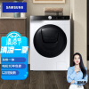 三星（SAMSUNG）9公斤滚筒洗衣机全自动洗烘一体机 智能变频 AI智能控制 安心添WD90T554DBE/SC 白