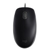 罗技 有线鼠标 轻音鼠标 办公鼠标 台式电脑笔记本鼠标 企业采购 M110 黑色