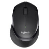 罗技（Logitech）M330（B330）鼠标 无线鼠标 办公鼠标 右手鼠标 黑色 带无线2.4G接收器 【D】