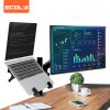 宜客莱（ECOLA）笔记本显示器组合支架液晶显示屏支架臂桌面万向旋转电脑升降架双屏拼接工作台桌面架F63BK