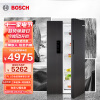 博世（BOSCH【灰阶·纤薄嵌入】502升超薄变频大容量风冷无霜对开门嵌入式家用冰箱 以旧换新 KXN50A97TI