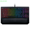 雷蛇(Razer)黑寡妇蜘蛛竞技幻彩版V2 机械键盘 有线键盘 游戏键盘 87键 RGB 电竞 黑色  有腕托