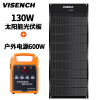 VISENCH威神 H600多功能便携式UPS移动电源220V 家用停电应急600W直流12V输出大容量16万毫安含130W充电板