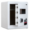 得力（deli）保险柜/保险箱 高45cm电子密码保管箱 安全警报设计办公家用安全防盗小型保险柜 4078A白色