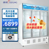 穗凌（SUILING）冰柜展示柜 商用立式冷藏柜 展示冰柜风冷无霜 啤酒鲜花蛋糕饮料展示柜 LG4-1100M3/W（风冷无霜）