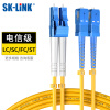 SK-LINK 光纤跳线 LC-SC电信级单模双芯SC-LC千兆万兆UPC光纤线机房尾纤 低烟无卤 SK-TXSM-2LCSC5M 5米