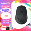 罗技（Logitech）M720 鼠标 无线蓝牙鼠标 办公鼠标 右手鼠标 大手鼠标 优联 黑色 带无线2.4G接收器