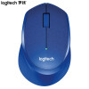 罗技（Logitech）M330 鼠标 无线鼠标 办公鼠标 鼠标 右手鼠标 蓝色 带无线2.4G接收器