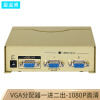 星遥博 Cinyobo 2口VGA分配器 vga分屏器 一进二出 一分二 一分四 一分8 VGA分配器 铁壳 一分二 250MHz