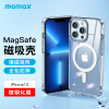 摩米士MOMAX苹果13手机壳MagSafe磁吸壳iPhone13全包防摔透明保护套硅胶软边男女通用款6.1英寸