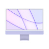 Apple iMac 24英寸 4.5K屏 八核M1芯片(8核图形处理器) 8G 512G SSD 一体式电脑主机 紫色 Z131【定制机】