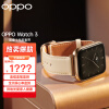 OPPO Watch 3 羽金 全智能手表女腕表运动手表电话手表血氧监测适用iOS安卓鸿蒙手机系统 雅致小金表真皮表带