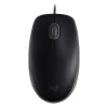 罗技（Logitech）M110 有线鼠标 商务办公鼠标 轻音鼠标 对称鼠标 USB口 黑色