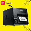 得力(deli)工业级碳带高速热转印打印机 108mm快递二维码面单不干胶标签打印 大容量不间断打印机DL-230T