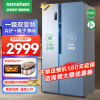 容声 646升两门冰箱对开门一级能效家用节能变频保鲜风冷无霜大容量嵌入式冰箱
