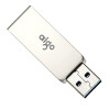 爱国者（aigo）U330  USB3.0 U盘 金属旋转系列 银色 快速传输 出色出众128GB