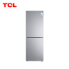TCL冰箱186升大冷藏室 快速制冷环保材质小冰箱 强劲冷冻 BCD-186C闪白银 