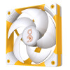 爱国者（aigo） 银河C1 橙白 电脑机箱风扇（小3P+大4P双接口/液压轴承/白光/减震脚垫/大风量）