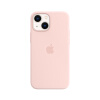 Apple iPhone 13 mini 专用 MagSafe 硅胶保护壳 iPhone保护套 手机壳 - 灰粉色