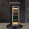 ARTEVINO法国进口葡萄酒柜，三温区，恒温恒湿家用酒窖,银色玻璃门OXG3T199NVSD，标配199支大容量
