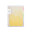 齐心 日光黄（B5 50张-本） 活页本可拆卸笔记本子记事学习用品定制