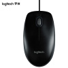 罗技（Logitech） M100r 有线鼠标 大手鼠标 商务办公鼠标 家用对称鼠标  黑色