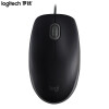 罗技(Logitech)有线鼠标 大手鼠标商务办公鼠标USB游戏办公家用对称光电 黑色 M110