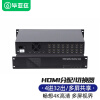 毕亚兹 HDMI分配/切换器 4进32出 遥控机架式分配器高清视频会议服务器串口协议 4X32 CZ02