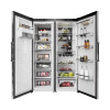 daogrs原装进口冰箱嵌入式变频双开门家用独立式大容量风冷无霜不锈钢面板一级能效单拍不发 灰色