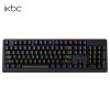 ikbc 机械键盘无线cherry樱桃轴电脑办公台式机笔记本外接键盘背光蓝光彩光 R310 黑色 有线 彩光 红轴
