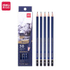 得力（deli）S999-3B高级美术绘图3B铅笔 学生素描速写铅笔 12支/盒 2盒装HY
