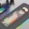 炫银狐 XUNSVFOXK820 机械手感游戏键盘鼠标套装笔记本电脑办公键鼠有线