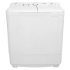 威力9公斤半自动双缸洗衣机双桶家用大容量迷你小型双筒洗脱分离 白色
