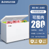 志高小冰柜家用小型全冷冻冷藏两用迷你节能无霜商用冷柜 1L 24:白色