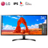 LG 34英寸 21:9超宽带鱼屏 IPS硬屏 sRGB99% FreeSync 三面窄边框 低闪屏显示器 (34WK500)