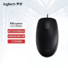 罗技（Logitech）M110 有线鼠标 家用办公游戏商务台式笔记本电脑对称鼠标 USB接口 黑色 