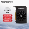 撼讯（PowerColor）AMD RADEON RX 6400 ITX 4GB GDDR6 64-bits 6nm 单风扇 游戏显卡 