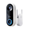 360 可视门铃5 Pro摄像头 2K智能门铃电子猫眼 家用监控摄像头智能摄像机 无线wifi 300W超清夜视AR1C