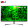 LG 27英寸 UHD4K 超高清 HDR10 IPS硬屏 sRGB99% FreeSync 三面微边框显示器 DP HDMI接口 （27UK600）