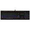 雷柏（Rapoo） V500L 混光机械键盘 游戏键盘 背光键盘黑色 青轴