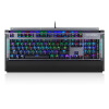 摩豹（Motospeed）CK98 机械键盘 104键全键无冲宏定义编程 电竞游戏有线 航空合金面板 凯华BOX轴
