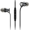 森海塞尔（Sennheiser）MOMENTUM In-Ear I Chrome 馒头音乐手机耳机 有线入耳式 苹果版 黑铬色