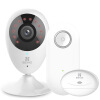 萤石（EZVIZ）智能家庭安全套装C2C网络摄像头+A1C探测器网关+T2门磁报警器