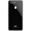 优加 oppor15手机壳 R15标准版手机套 全包防摔玻璃后盖硅胶软边保护套 黑色