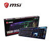 微星 MSI GK50 电竞键盘 RGB炫彩机械 104键茶轴 电竞吃鸡键盘