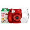 富士（FUJIFILM）INSTAX 一次成像相机  MINI7s相机 甜蜜金属红 入门套餐（20张胶片）