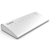 奥睿科（ORICO） H73-SV 全铝USB3.0 HUB集线器 笔记本高速扩展分线器 带电源 银