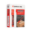 齐心（COMIX）红色粗头多功能物流油性记号笔 大头物流笔2.0mm 10支/盒MK820